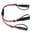 SAE One to Two Extension Cable Car Power Cord - 3