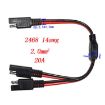 SAE One to Two Connection Cable Car Power Cord - 2