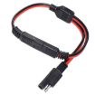 SAE One to Two Connection Cable Car Power Cord - 3