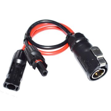 MC4 to LP20 2 Core Aviation Plug Female LED Display Connector - 1