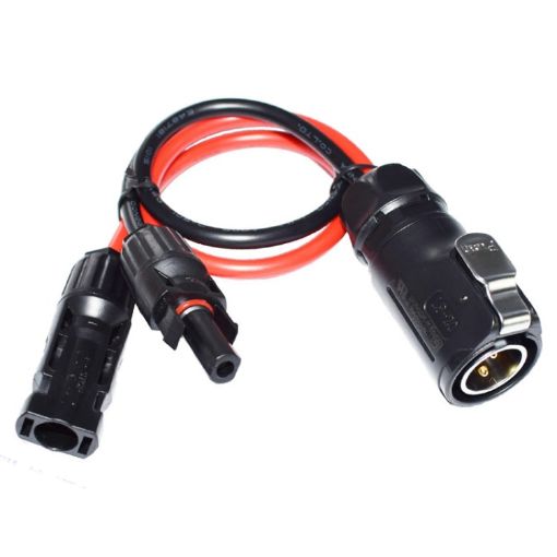 MC4 to LP20 2 Core Aviation Plug Female LED Display Connector - 1