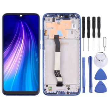 LCD Screen and Digitizer Assembly for Xiaomi Redmi Note 8 - Blue - 1