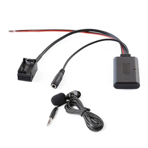 Car AUX Bluetooth Audio Cable + MIC for BMW X3 E83 - 1
