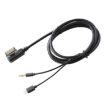 Car AMI AUX Audio Cable for Audi Q5 A 5A7 R7 S5 Q7 A6L A8L - 1