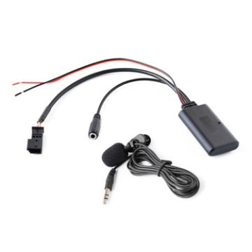 Car Large Screen Host AUX Bluetooth Music Cable + MIC for BMW E39 E46 E53 X5 - 1