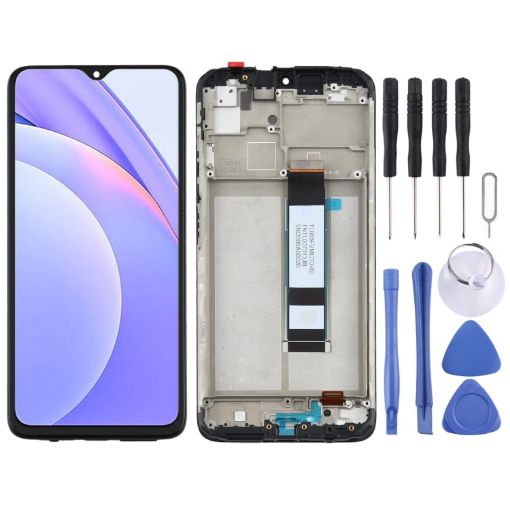 LCD Screen for Xiaomi Redmi Note 9 - Full Assembly with Frame - 1