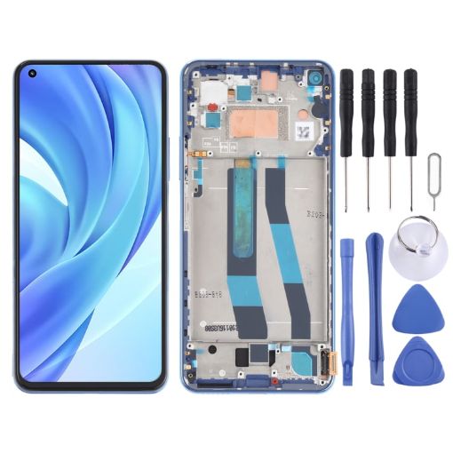 LCD Screen for Xiaomi Mi 11 Lite - Blue - 1