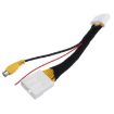 Renault Car 24Pin Video Input Switch Reverse Parking Camera RCA Adapter - 2
