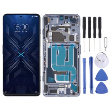 LCD Screen and Digitizer Assembly for Xiaomi Black Shark 4/4 Pro - Silver - 1