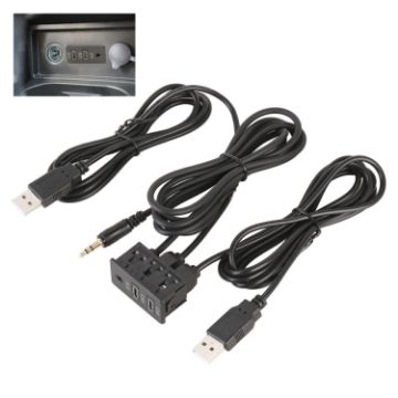 Universal Car Dual Type-C+AUX Charging Interface Seat - 1