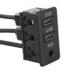 Universal Car Dual Type-C+AUX Charging Interface Seat - 4