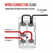 6pcs Car Marine 5 Pin Rocker Switch Jumper Wire Kit - Male & Female Terminals - 3