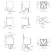 JD2912 80A 12V 5 Pin Car Relay with Wire SPDT Socket Plug - 6