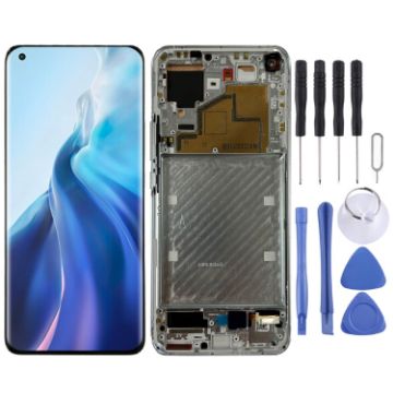 LCD Screen for Xiaomi Mi 11 M2011K2C - Silver - 1