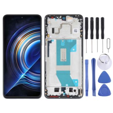 AMOLED LCD Screen For Xiaomi Redmi K50/K50 Pro - Blue - 1