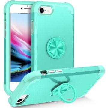 iPhone SE 2022/2020/8/7 Magnetic Phone Case - Mint Green - 1