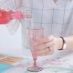 Champagne Wine Glasses Set + Wine Bottle - Transparent Green - 7