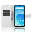 UMIDIGI G5 Mecha Diamond Texture Leather Phone Case - White - 4