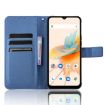 Blue Diamond Texture Leather Phone Case for UMIDIGI A15/A15C - 5