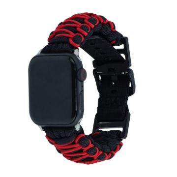 Apple Watch Ultra 2 49mm Dual-layer Braided Paracord Buckle Watch Band - 1