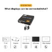JEDX 4K HD Player Single AD Machine - Automatic Loop Play - Horizontal & Vertical Screen - U Disk SD Play - 4