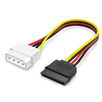 4 Pin IDE to SATA Power Adapter - 15cm - Cu Material - 1