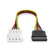 4 Pin IDE to SATA Power Adapter - 15cm - Cu Material - 2
