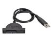 Slim SATA 13 Pin Female to USB 2.0 Adapter Converter Cable - 45cm - 4