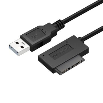 Professional USB 2.0 to Slimline SATA Cable Adapter - 1