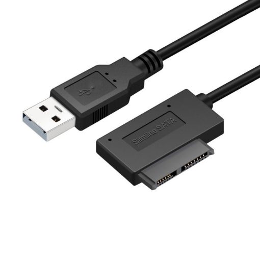 Professional USB 2.0 to Slimline SATA Cable Adapter - 1