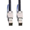 12Gbps SFF-8644 To 8644 HD Server Data Cable, Black 2m - 2