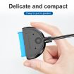 USB-C to SATA Hard Drive Converter for 2.5" SSD/HDD (Black) - 5