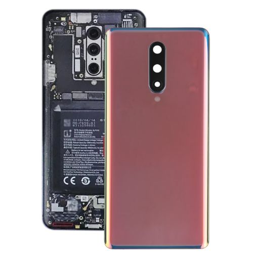 OnePlus 8 Battery Back Cover with Camera Lens Cover - Silver - 1