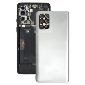OnePlus 8T+ 5G Battery Back Cover with Camera Lens Cover - Silver - 1