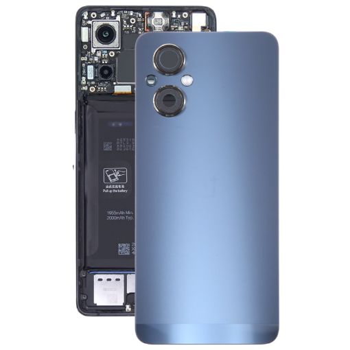 OnePlus Nord N20 Battery Back Cover with Camera Lens Cover - Blue - 1