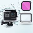 Waterproof Case + Touch Back Cover + Color Lens Filter for GoPro HERO8 Black - 1