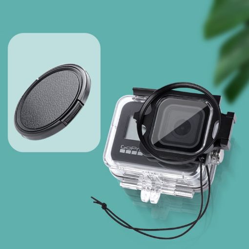 RUIGPRO GoPro HERO8 58mm Filter Adapter Ring + Waterproof Case - 1