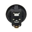 20 Amp 12V Triple Plug LED Rocker Switch (Yellow Light) - 4