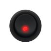 20 Amp 12V Triple Plug LED Rocker Switch (Red Light) - 6