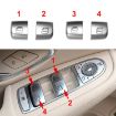 Mercedes-Benz W205/W253 Car Window Glass Lift Switch Button (No.4 Button) - 4