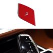 BMW G Chassis Series Car Gear Lever Auto Parking Button Letter P Cap (Red) - 1