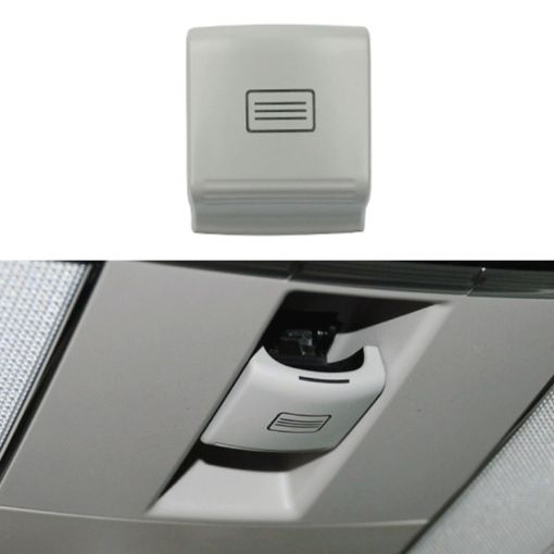 Mercedes-Benz W221 2006-2013 Left Driving Sunroof Switch Button (Grey) - 1