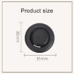 BMW E90/F18 Rear Seat Headrest Switch Button 52207251368-1 Black - 3