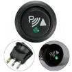 2pcs KCD1-102N Round 3Pin Rocker Switch LED Light 12V Car Modification - 4