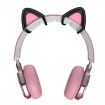 Cute Cat Ear Decoration for Headphones - Black - 2
