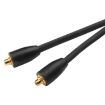 ZS0105 Headphone Audio Cable for Shure SE215 UE900 SE425 - Black - 4