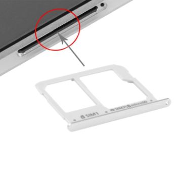 Silver SIM Card Tray and Micro SD Card Tray for A3/A5/A7 (2016) - 1