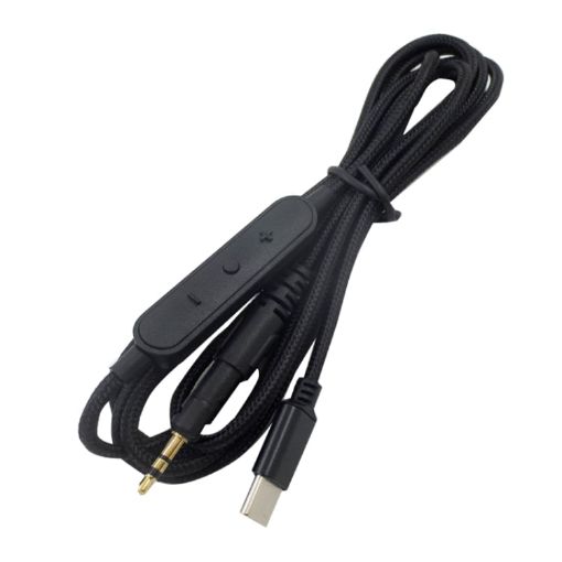 Type-C Audio Headphone Cable for M40X/M50X/M60X/M70X, Wire Control - 1