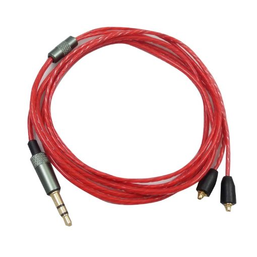 Shure MMCX/SE215/SE425/SE535/SE846/UE900/Waston Headset Cable - Red - 1