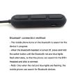 Bluetooth Cable for BOSE QC25/OE2/QC35/AKG/Y50/Y40 Headphones (Black) - 5